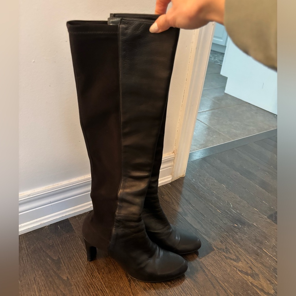 Stuart Weitzman Block Heel Tall Boot